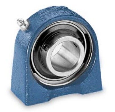SYF40TF 40mm Bore Y-bearing Plummer Block - Shortened Cast Housing & Grub Screws