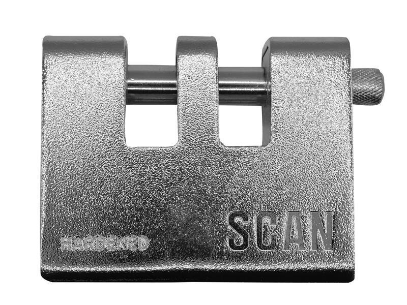 Scan Armoured Twin Slot Shutter Padlock 92mm