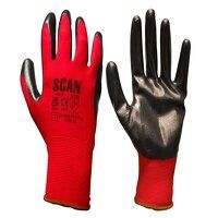 Scan Nitrile Coated Knitted Gloves - XL (Size 10)
