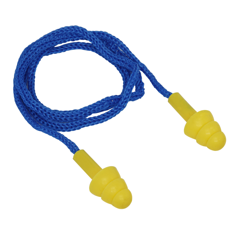 Sealey 402/50 Worksafe Disposable Corded Ear Plugs - 50 Pairs