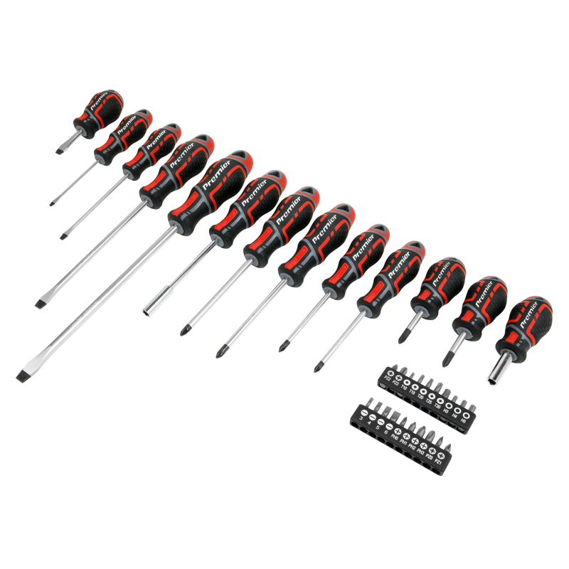 Sealey AK4370 Screwdriver  Bit Set 33pc GripMAX