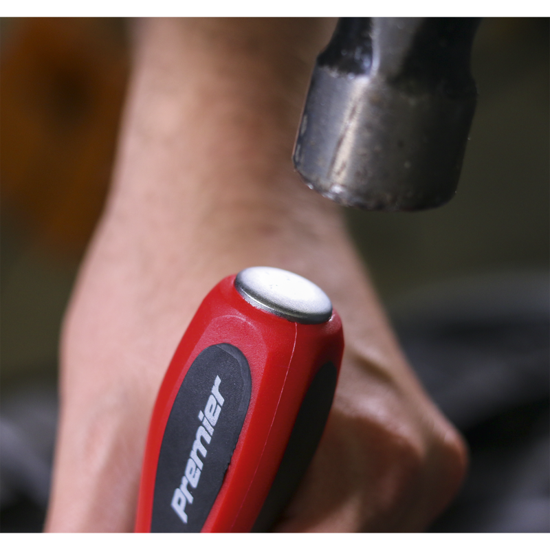 Sealey AK4932 Screwdriver Set 6pc Hammer-Thru