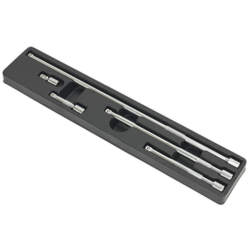 Sealey AK6341 Extension Bar Set 5pc 3/8Sq Drive