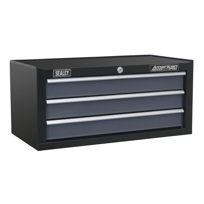 Sealey AP3503TB Mid-Box Tool Chest 3 Drawer with Ball-Bearing Slides - Black/Grey
