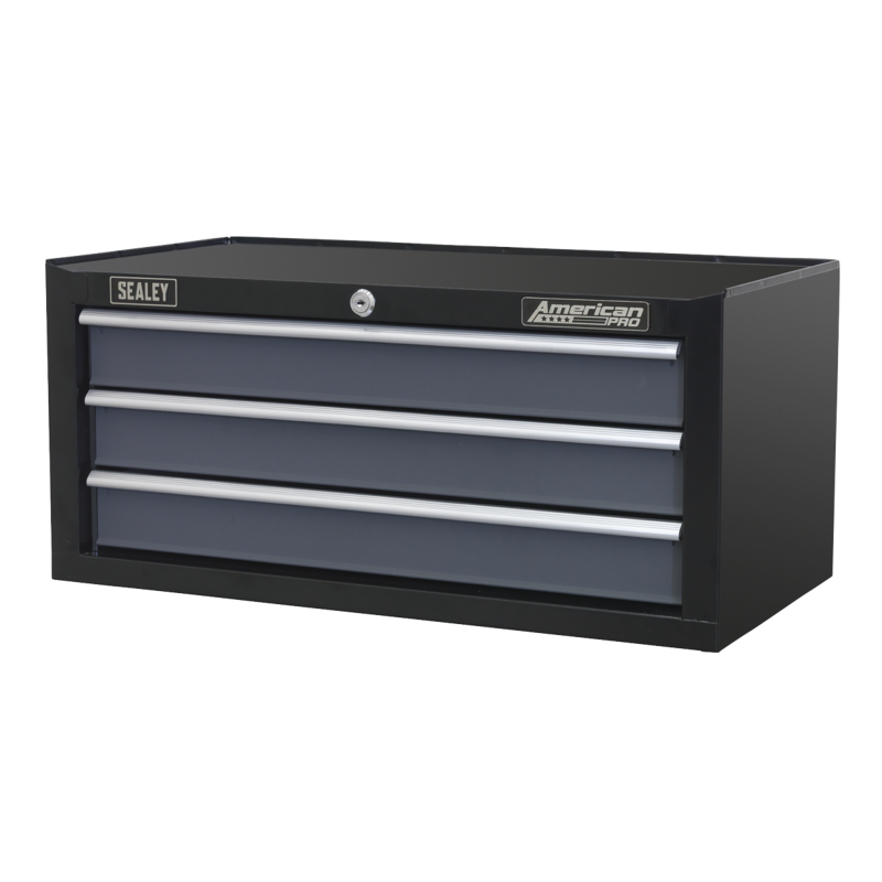 Sealey AP3503TB Mid-Box Tool Chest 3 Drawer with Ball-Bearing Slides - Black/Grey