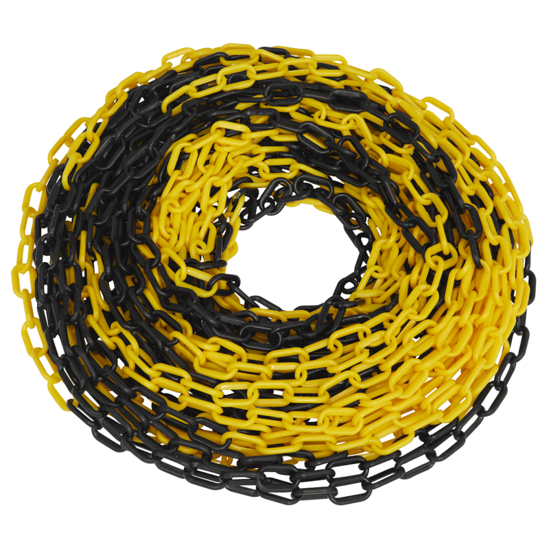 Sealey BYSBKIT Black/Yellow Post  Chain Kit 25m