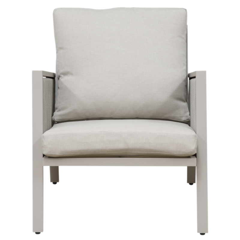 Sealey DG56 Dellonda Fusion Aluminium 4-Piece Outdoor Sofa, Arm Chairs  Coffee Table Set