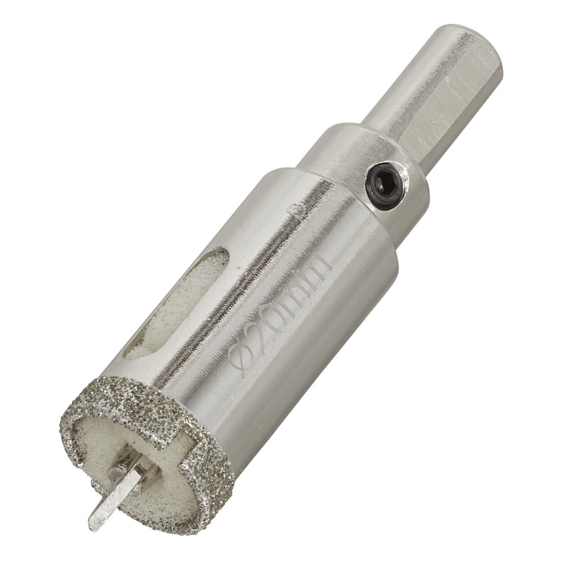 Sealey DHS20 Electroplated Diamond Hole Saw 20mm
