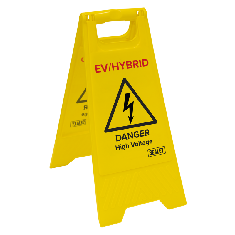 Sealey EV19 EV/Hybrid Floor Warning Signs - Pack of 2
