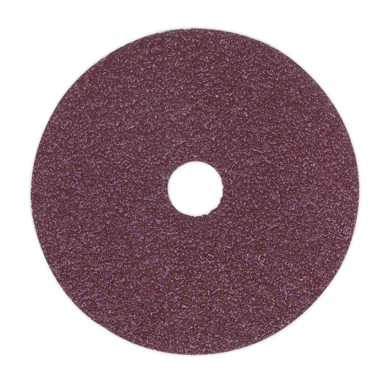 Sealey FBD11550 Sanding Disc Fibre Backed 115mm 50Grit (Pack of 25)