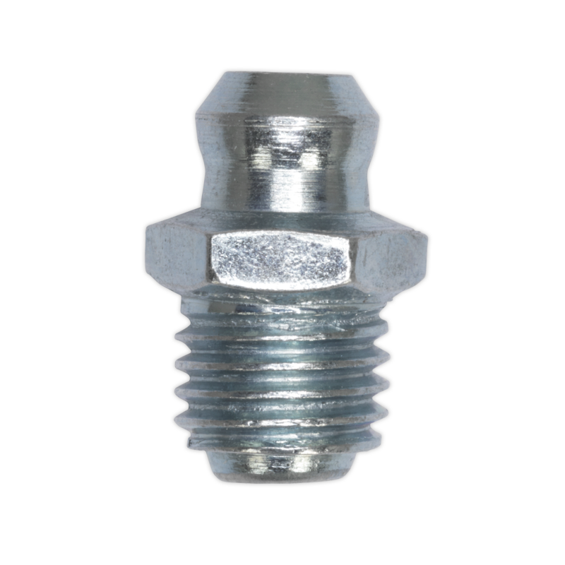 Sealey GNM21 Grease Nipple Straight 8 x 1.25mm (Pack of 25)