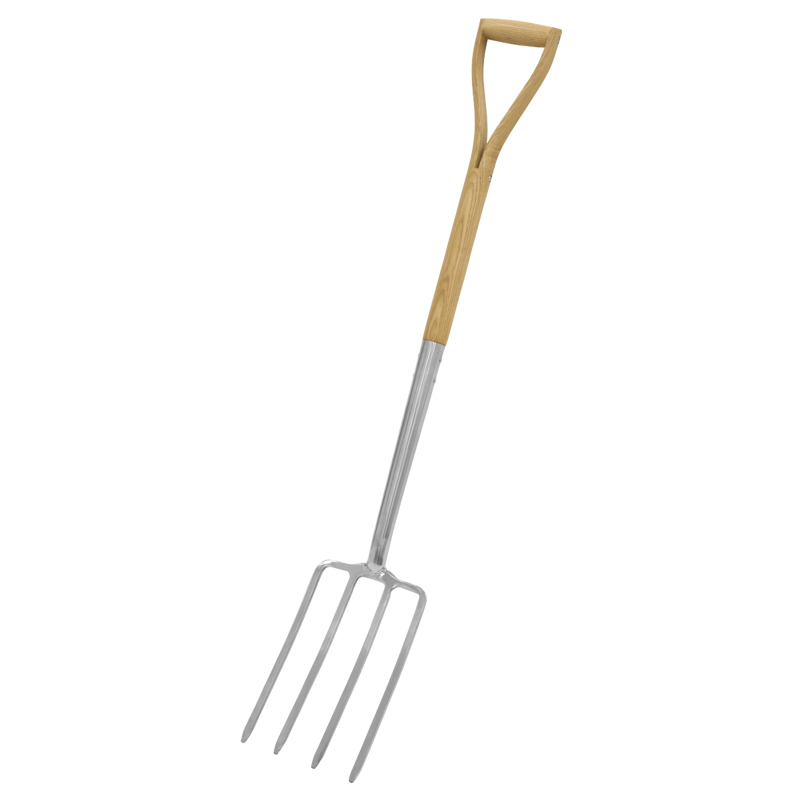 Sealey GTWH016 Premier Digging Fork with Ash Handle Stainless Steel Tines