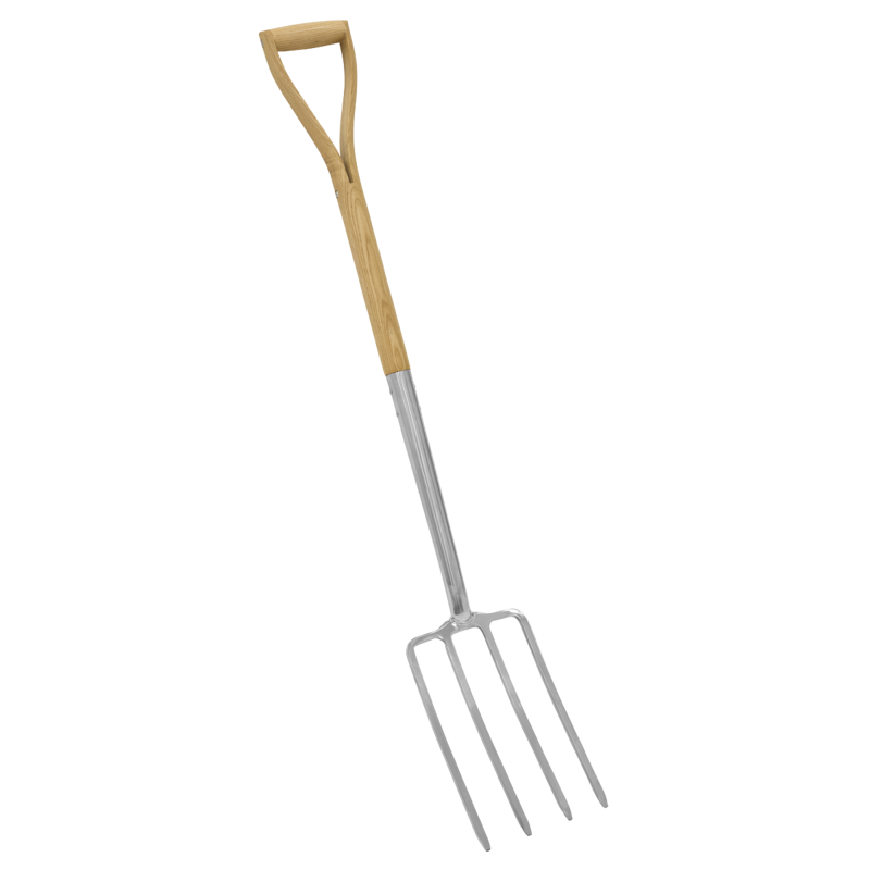 Sealey GTWH016 Premier Digging Fork with Ash Handle Stainless Steel Tines