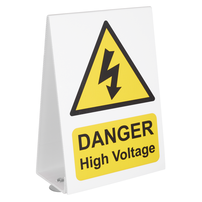 Sealey HVS1 High Voltage Vehicle Warning Sign