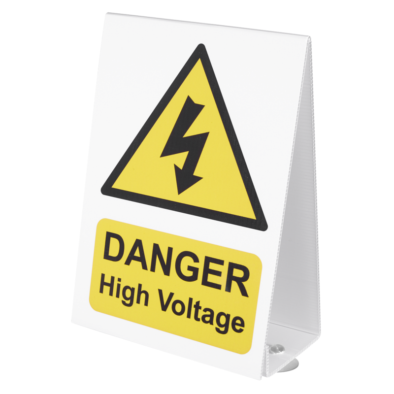Sealey HVS1 High Voltage Vehicle Warning Sign