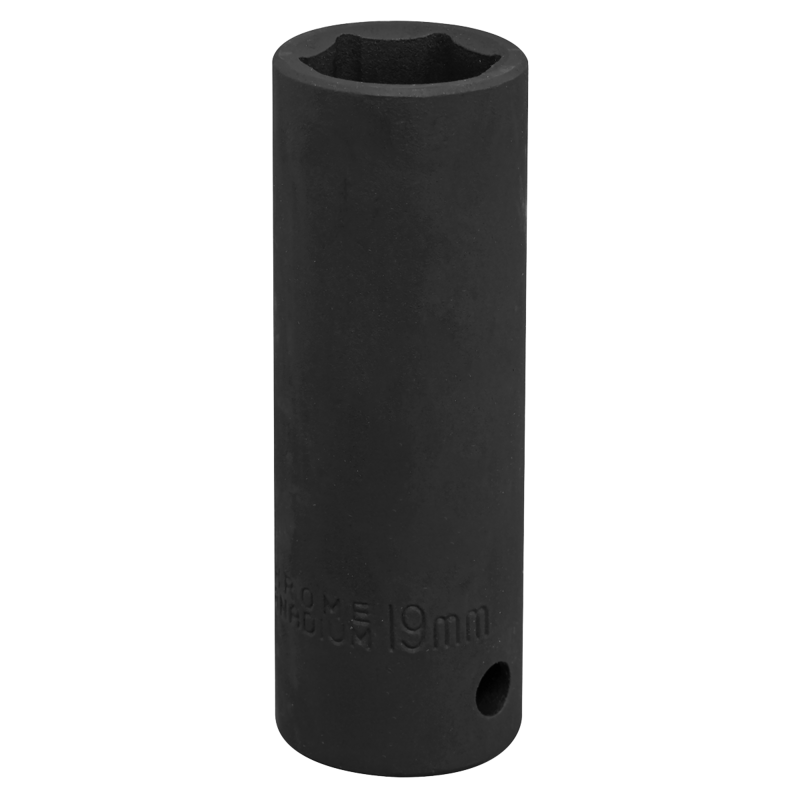 Sealey IS1219D Impact Socket 19mm Deep 1/2in Sq Drive