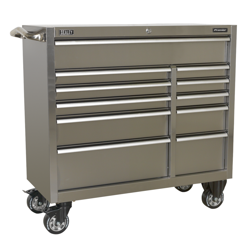 Sealey PTB105511SS Rollcab 11 Drawer 1055mm Extra-Wide Stainless Steel Heavy-Duty