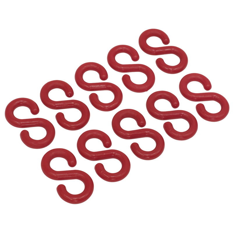 Sealey RSH10 Plastic Chain S-Hook Pack of 10