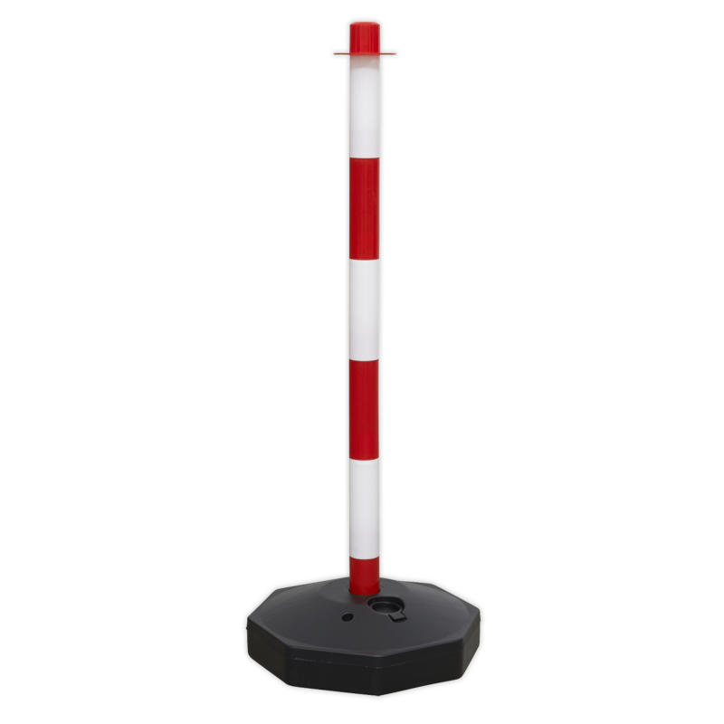 Sealey RWPB01 Red/White Post with Base