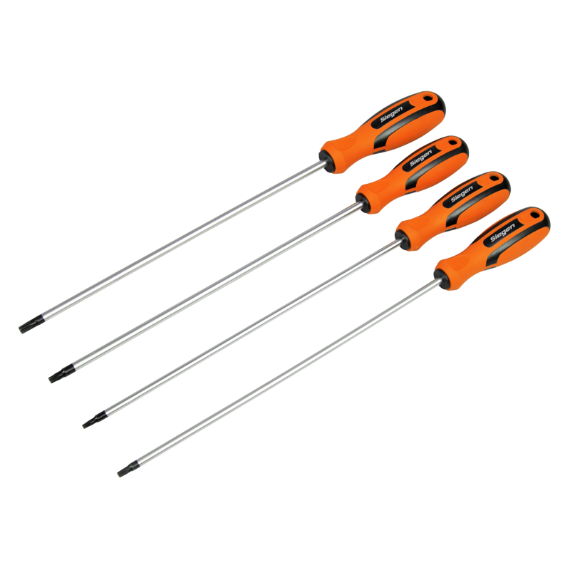 Sealey S01289 TRX-Star Long Screwdriver Set 4pc