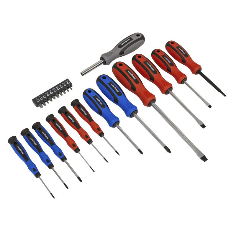 Sealey S0598 Soft Grip Screwdriver  Bit Set 23pc