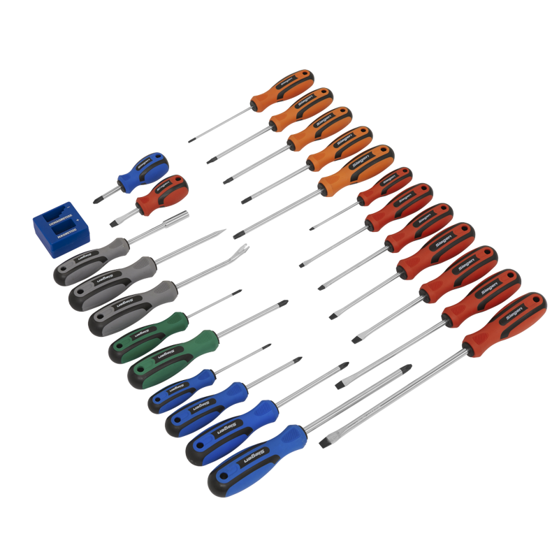 Sealey S0617 Soft Grip Screwdriver Set 24pc