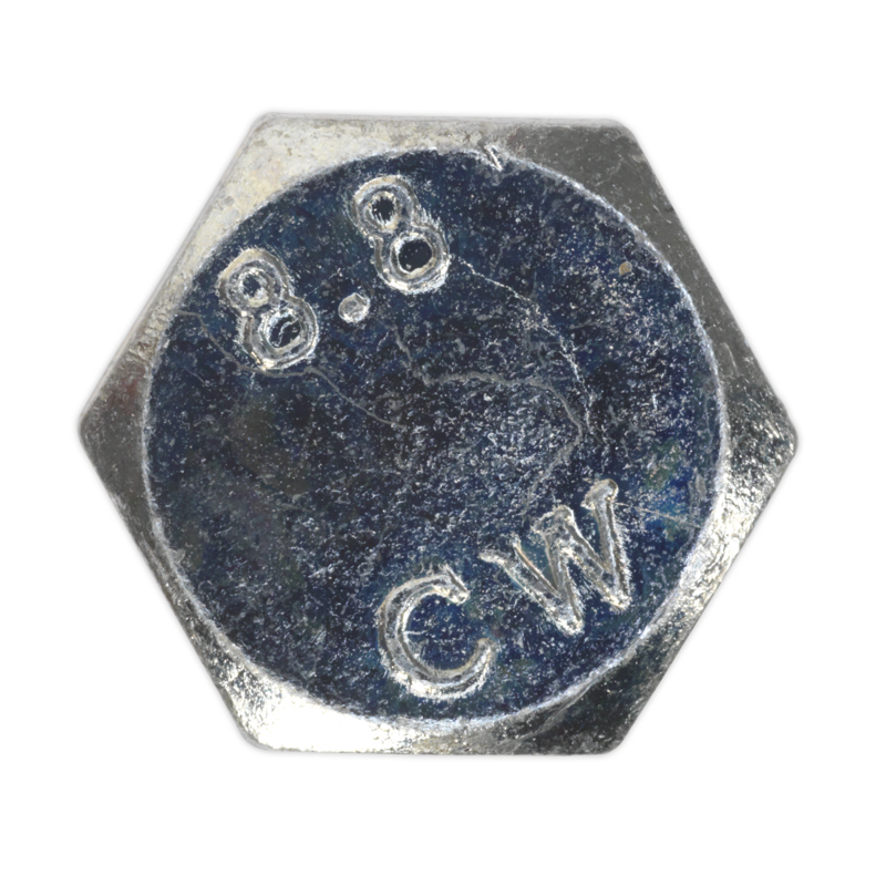 Sealey SS416 M4x16 BZP Grade 8.8 High Tensile Set Screws DIN 933 (Pack of 50)