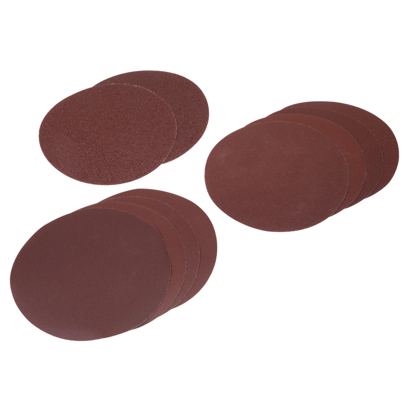 Sealey SSDS01 Hook-and-Loop Sanding Disc Set 150mm