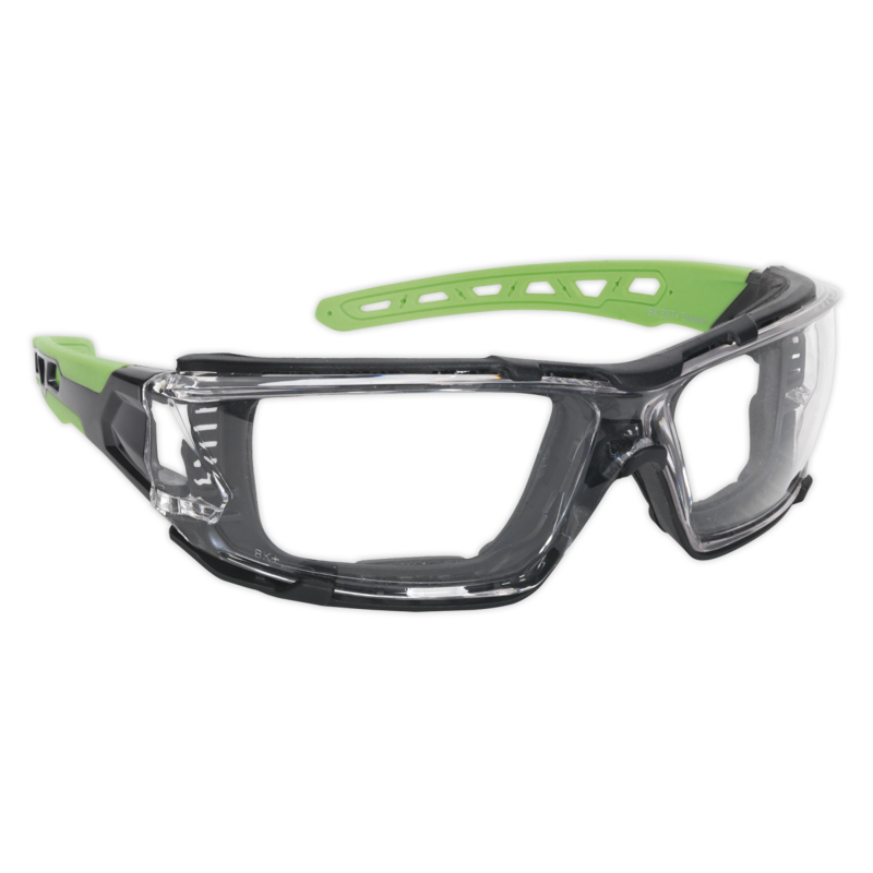 Sealey SSP68 Safety Spectacles with EVA Foam Lining - Clear Lens