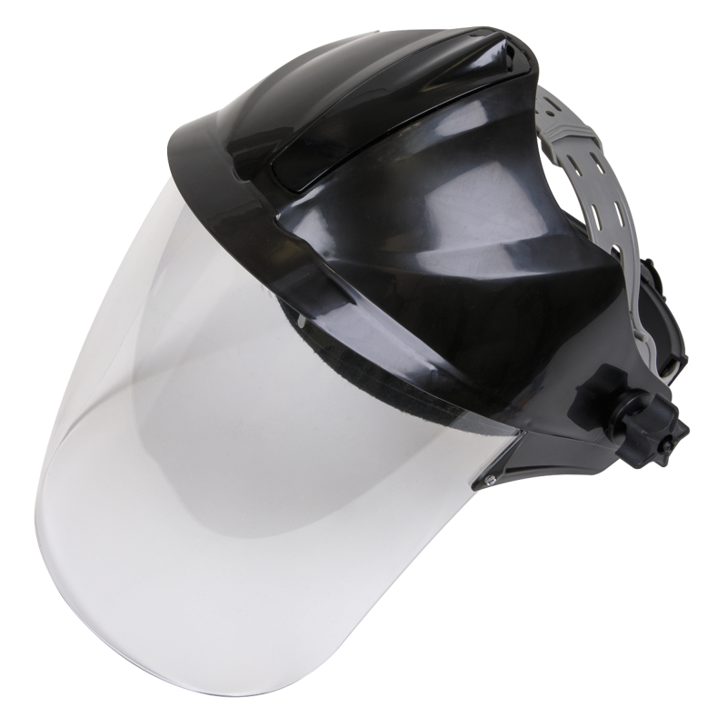 Sealey SSP78 Deluxe Brow Guard with Aspherical Polycarbonate Full Face Shield