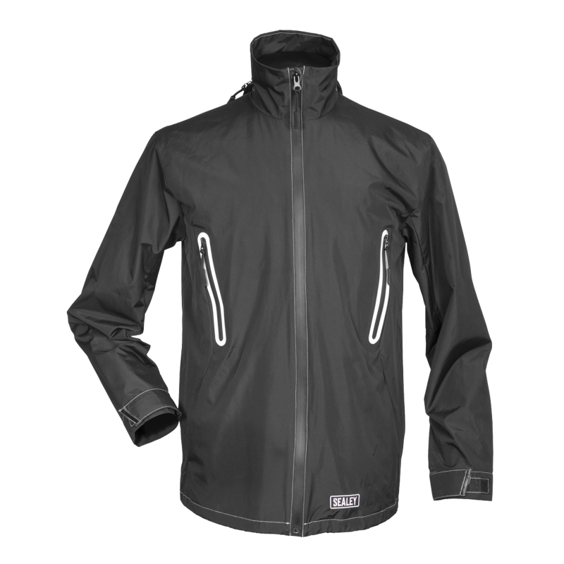 Sealey WPHJ01 Heated Rain Jacket 5V - Small