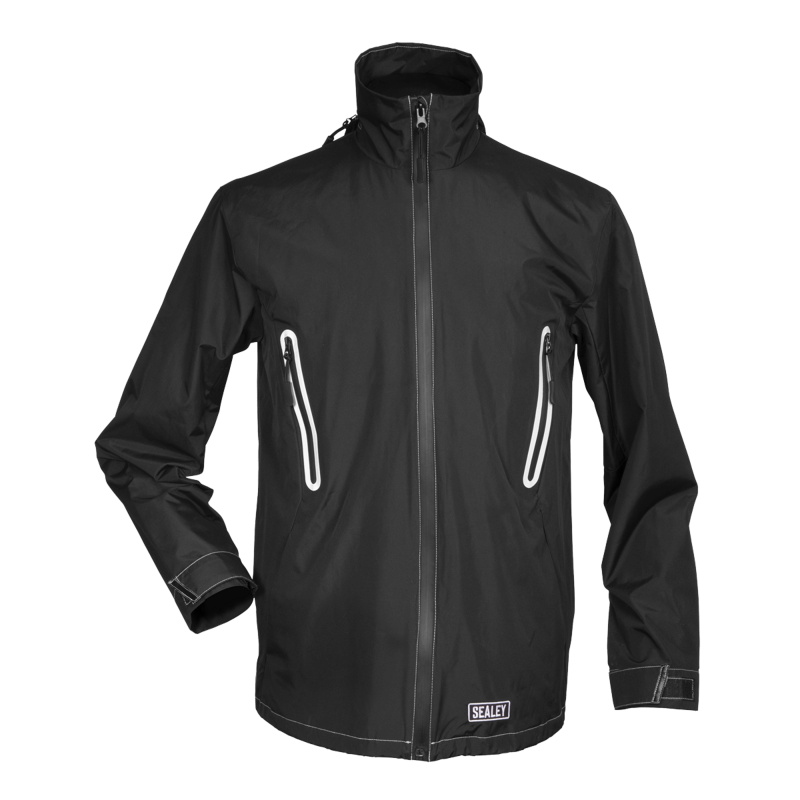 Sealey WPHJ02 Heated Rain Jacket 5V - Medium