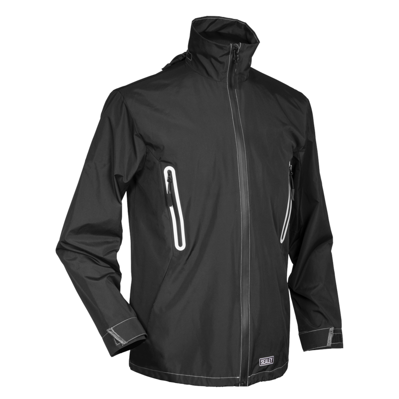 Sealey WPHJ04 Heated Rain Jacket 5V - 50 Chest X-Large