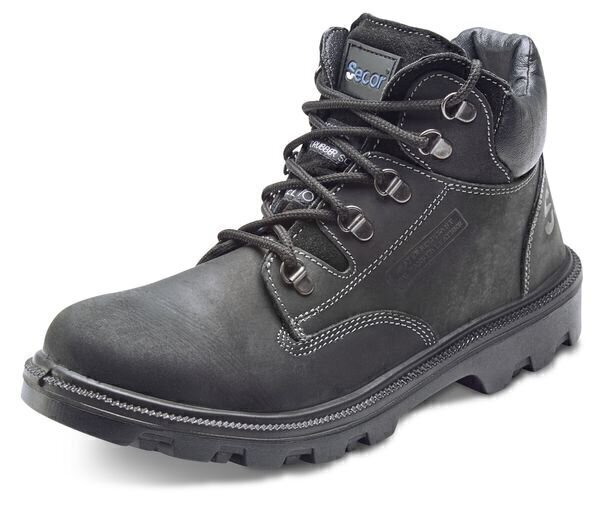 Sherpa Dual Density PU/Rubber Mid Cut Boot Black Size 6.5