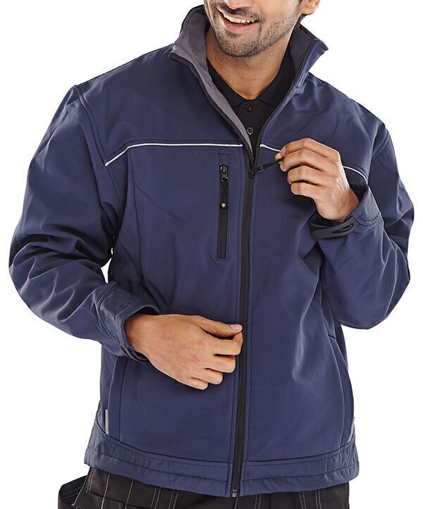 Soft Shell Jacket Navy Blue S