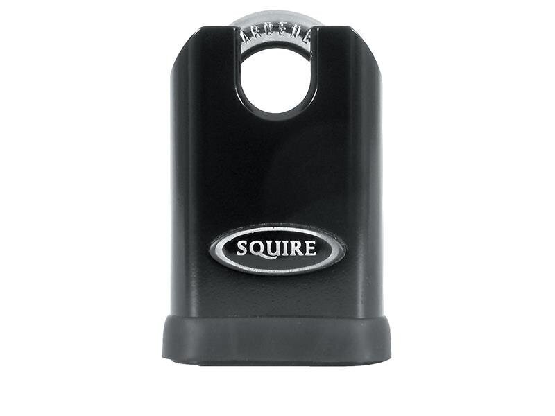 Squire SS50CP5 Stronghold Solid Steel Brass Padlock 50mm Closed Shackle CEN3 Boxed