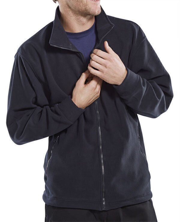 Standard Fleece Jacket Navy Blue XXXXL