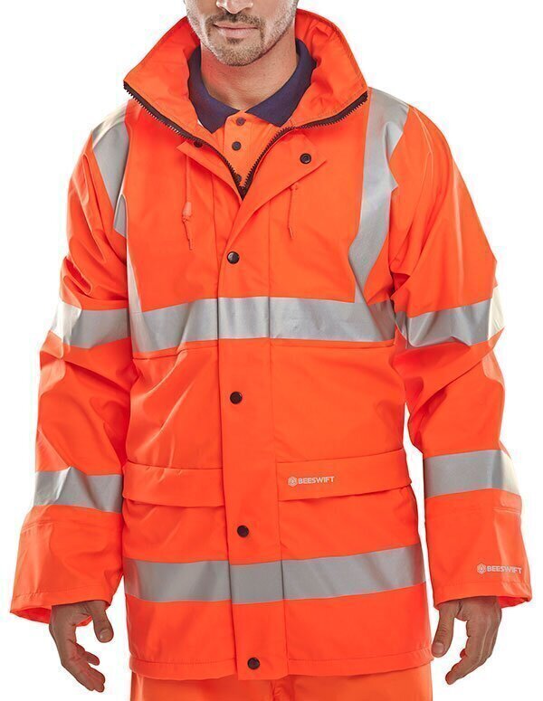 Super B-Dri Breathable Jacket Orange XXL