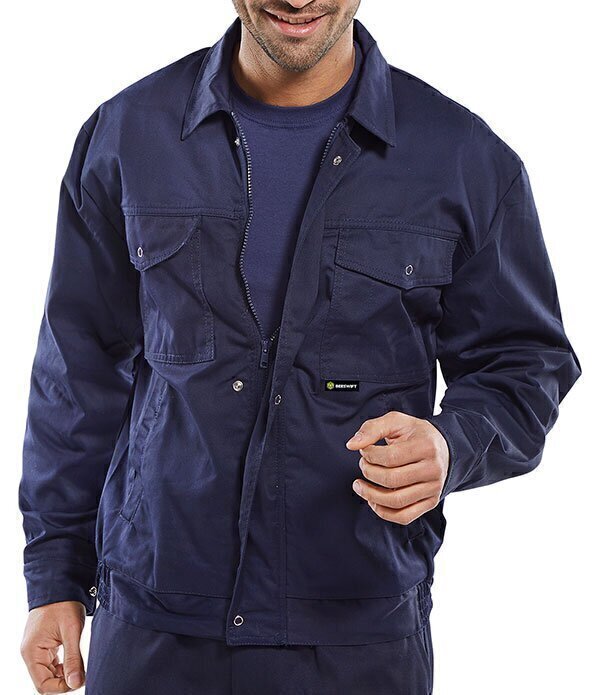 Super Click Drivers Jacket Navy Blue 50