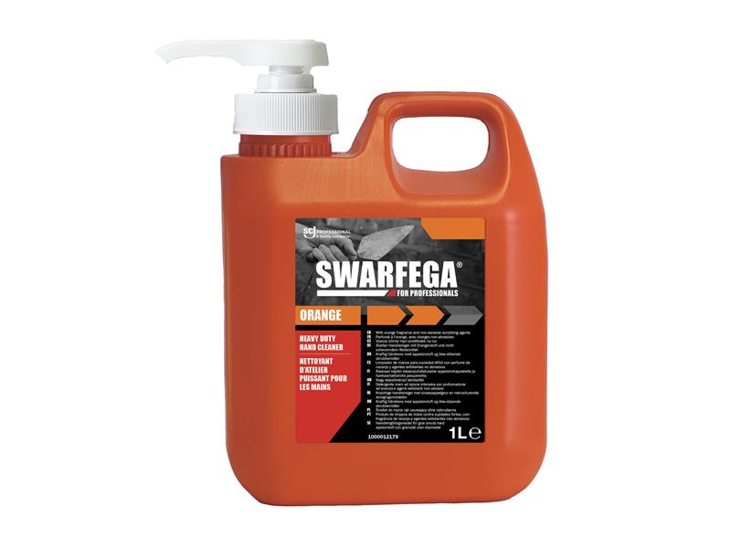 Swarfega Orange Hand Cleaner Pump Bottle 1 litre