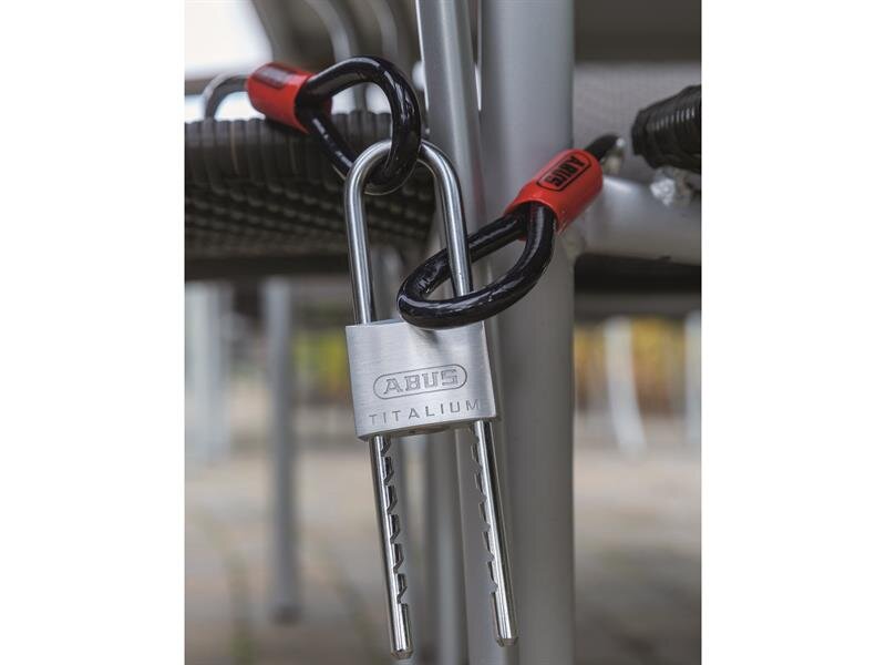 ABUS Mechanical 64TI/50mm TITALIUM Padlock Adjustable Shackle