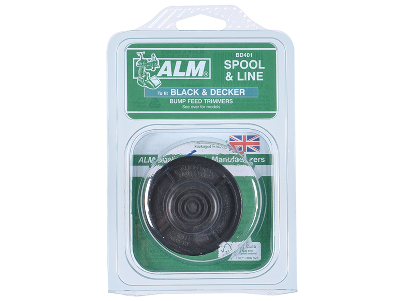 ALM Manufacturing BD401 Spool  Line to Fit Black  Decker Trimmers GL250/GL310/GL360