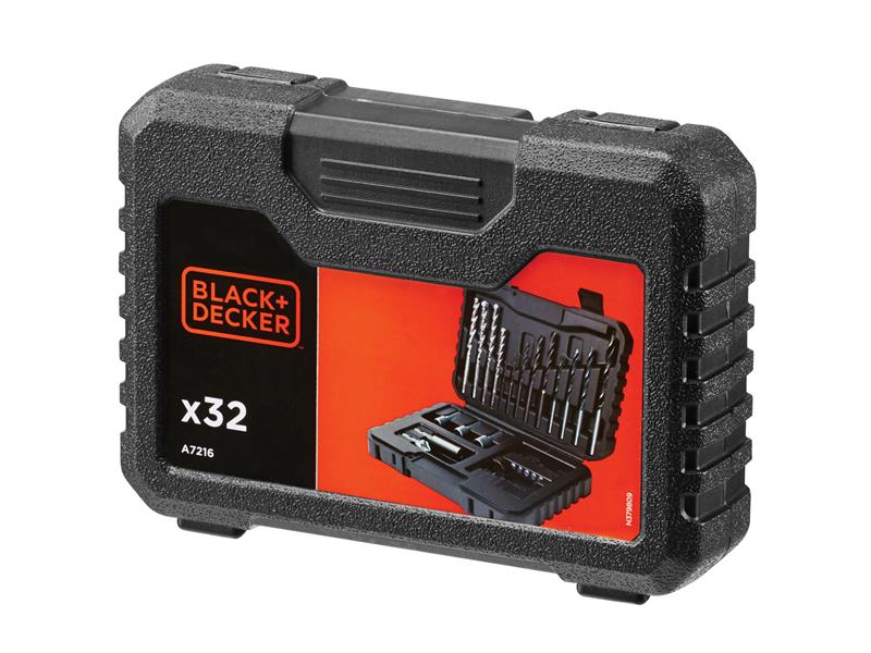 BLACK  DECKER A7216 Drill  Driver Set 32 Piece