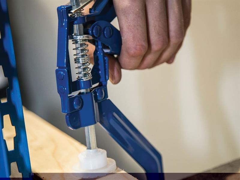 BlueSpot Tools One-Handed Ratchet Clamp 150mm (6in)