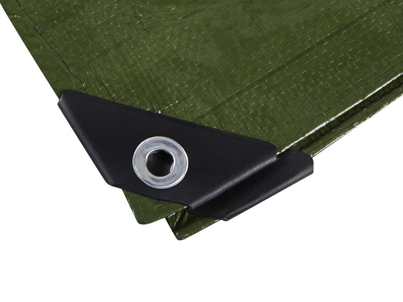 BlueSpot Tools Green Tarpaulin 2.7 x 1.8m