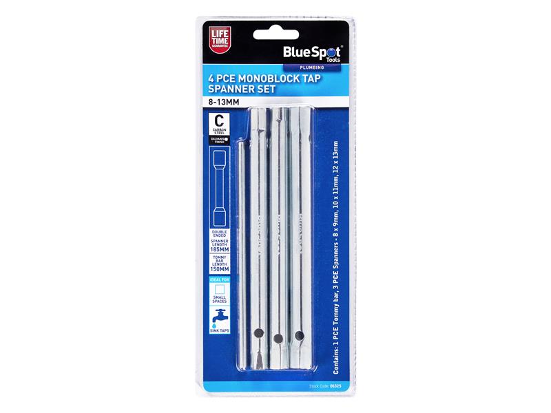 BlueSpot Tools Monoblock Tap Spanner Set, 3 Piece