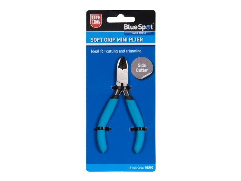 BlueSpot Tools Soft Grip Mini Side Cutter Pliers