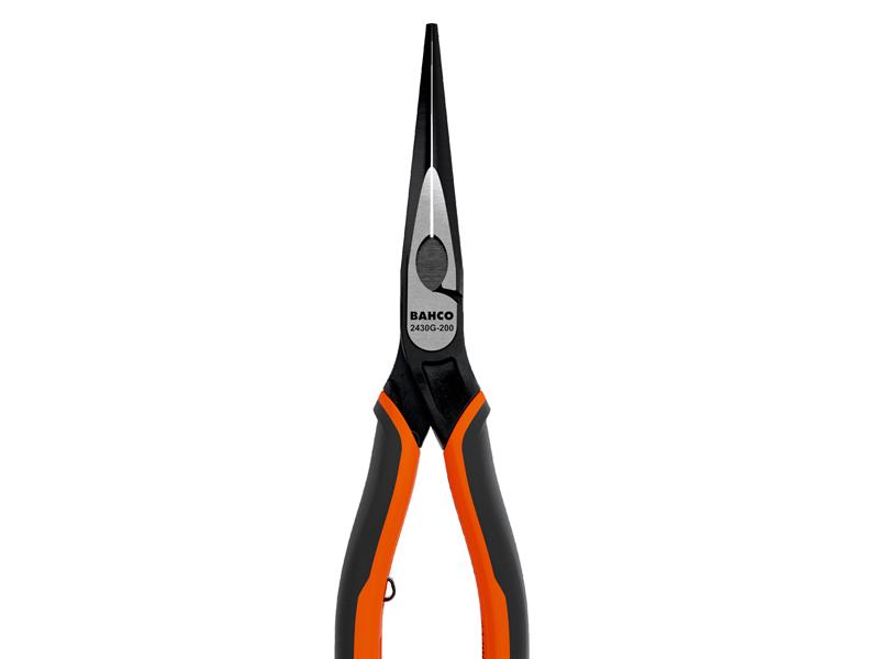 Bahco 2430G ERGO Long Nose Pliers 200mm (8in)