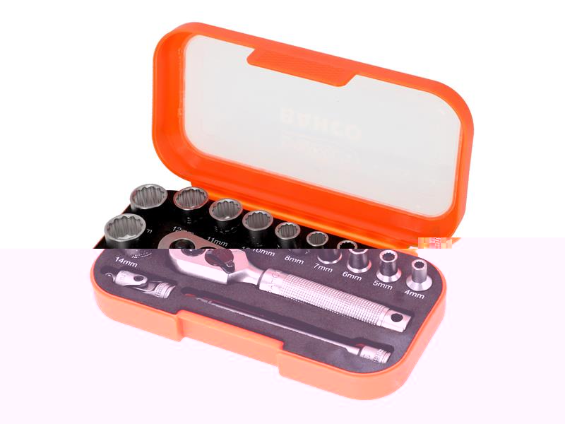 Bahco SBS13MC10.5 1/4in Drive Socket Set, 13 Piece