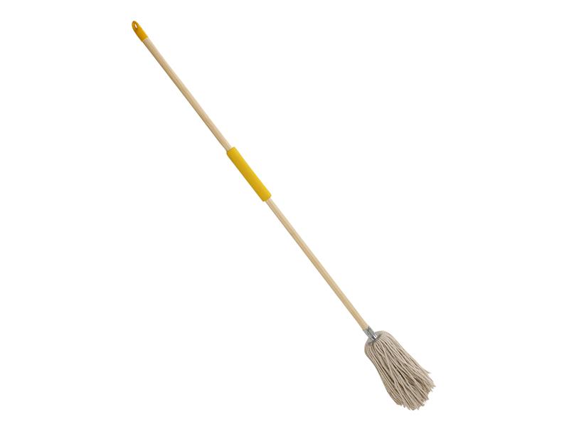 Bulldozer Cotton Mop and Soft Grip Wooden Handle